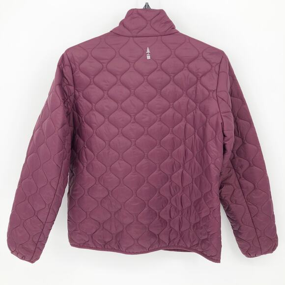 Bass Outdoors Womens Olympic Packable Insulated Jacket Medium Purple Zip Up NWT - Picture 4 of 10